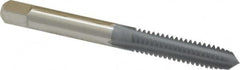 OSG - 1/4-20 UNC 2B 4 Flute elektraLUBE Finish High Speed Steel Straight Flute Standard Hand Tap - Plug, Right Hand Thread, 2-1/2" OAL, 1" Thread Length, H5 Limit - Exact Tooling