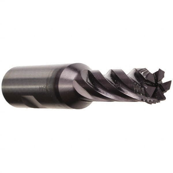 Emuge - 14x2, 0.4362" Cutting Diam, 4 Flute, Solid Carbide Helical Flute Thread Mill - Internal Thread, 9.1mm LOC, 98mm OAL, 16mm Shank Diam - Exact Tooling
