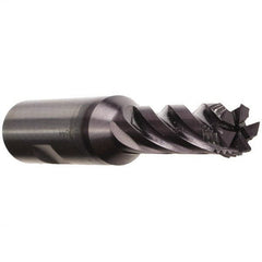 Emuge - 14x2, 0.4362" Cutting Diam, 4 Flute, Solid Carbide Helical Flute Thread Mill - Internal Thread, 9.1mm LOC, 98mm OAL, 16mm Shank Diam - Exact Tooling