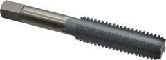 OSG - 1/2-13 UNC 2B 4 Flute elektraLUBE Finish High Speed Steel Straight Flute Standard Hand Tap - Bottoming, Right Hand Thread, 3-3/8" OAL, 1-21/32" Thread Length, H5 Limit - Exact Tooling