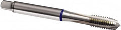 Guhring - M10x1.50 Metric, 3 Flute, Bright Finish, Powdered Metal Spiral Point Tap - Plug Chamfer, Right Hand Thread, 100mm OAL, 6H Class of Fit, Series 877 - Exact Tooling
