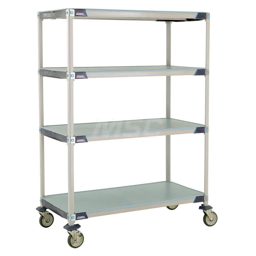 Metro - Carts; Type: Industrial Cart ; Load Capacity (Lb.): 900.000 ; Number of Shelves: 4 ; Width (Inch): 26-5/16 ; Length (Inch): 49-3/4 ; Height (Inch): 67-5/16 - Exact Tooling