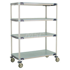 Metro - Carts; Type: Industrial Cart ; Load Capacity (Lb.): 900.000 ; Number of Shelves: 4 ; Width (Inch): 26-5/16 ; Length (Inch): 49-3/4 ; Height (Inch): 67-5/16 - Exact Tooling