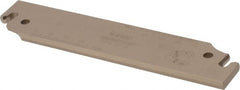 Iscar - 1.2598" Blade Height, 0.2047" Blade Width, 5.9055" OAL, Neutral Cut, Single End Indexable Cut-Off Blade - TGFH Blade, Sumo-Grip, Tang-Grip Series - Exact Tooling