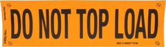 Nifty Products - DO NOT TOP LOAD Shipping Label - 10" High x 3" Wide - Exact Tooling
