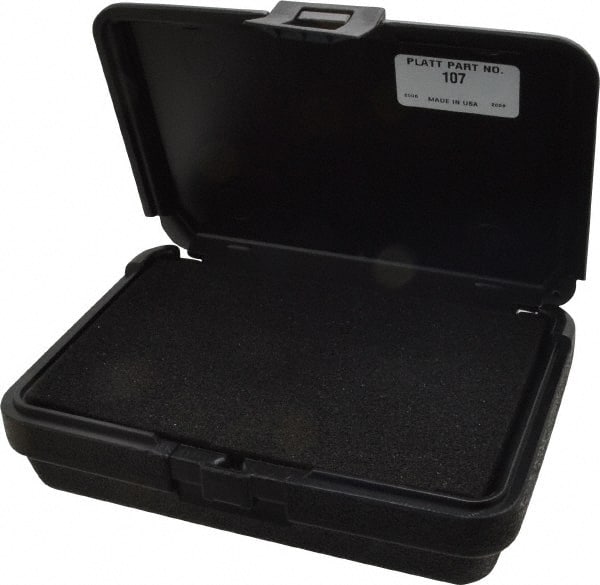 Platt - 8-1/2" Wide x 2-1/2" High, Clamshell Hard Case - Black, Polyethylene - Exact Tooling