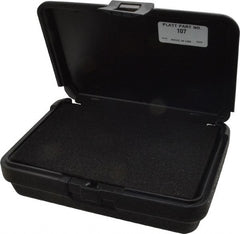 Platt - 8-1/2" Wide x 2-1/2" High, Clamshell Hard Case - Black, Polyethylene - Exact Tooling
