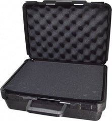 Platt - 13-1/2" Wide x 5-1/2" High, Clamshell Hard Case - Black, Polyethylene - Exact Tooling
