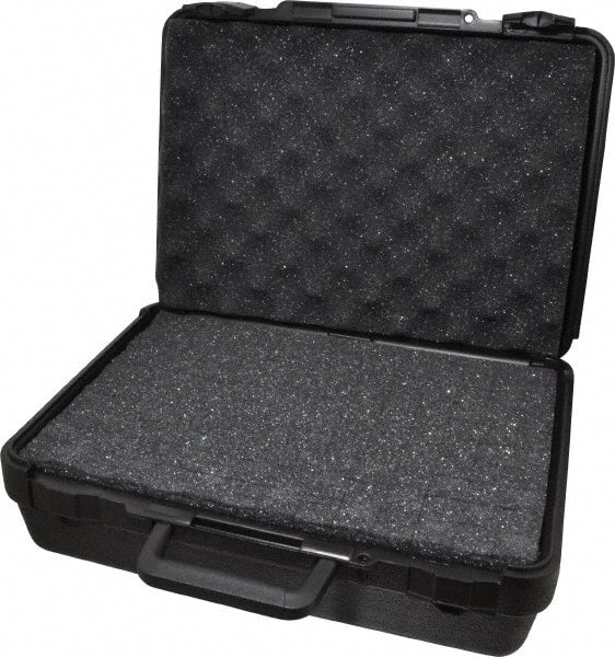 Platt - 15" Wide x 4-3/8" High, Clamshell Hard Case - Black, Polyethylene - Exact Tooling