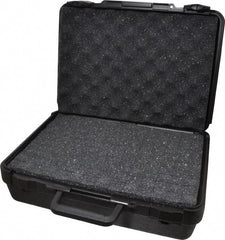 Platt - 15" Wide x 4-3/8" High, Clamshell Hard Case - Black, Polyethylene - Exact Tooling