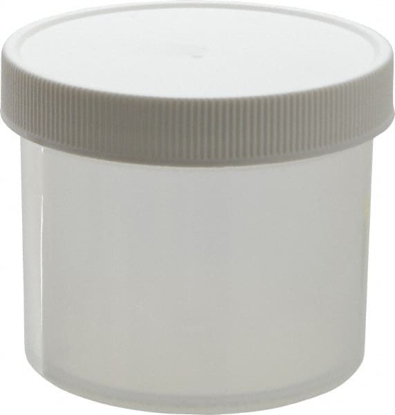 Dynalon Labware - 4 oz Jar - Polypropylene, Translucent, 2.16" High x 2.76" Diam, 2.76" Cap - Exact Tooling