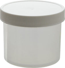 Dynalon Labware - 4 oz Jar - Polypropylene, Translucent, 2.16" High x 2.76" Diam, 2.76" Cap - Exact Tooling