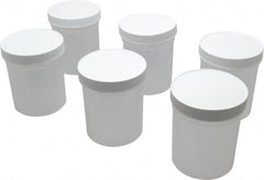 Dynalon Labware - 16 oz Jar - Polypropylene, Translucent, 3.74" High x 3-1/2" Diam, 3-1/2" Cap - Exact Tooling