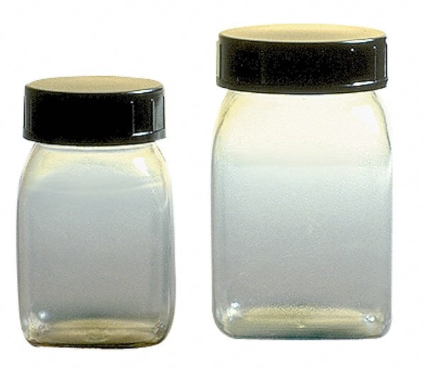 Dynalon Labware - 2,000 mL Wide-Mouth Bottle - PVC, Clear, 7.48" High x 2.76" Diam, 2.76" Cap - Exact Tooling