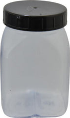 Dynalon Labware - 200 mL Wide-Mouth Bottle - PVC, Clear, 3.42" High x 1.69" Diam, 1.69" Cap - Exact Tooling