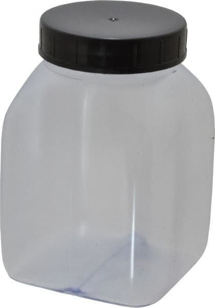 Dynalon Labware - 300 mL Wide-Mouth Bottle - PVC, Clear, 3.74" High x 1.65" Diam, 1.65" Cap - Exact Tooling