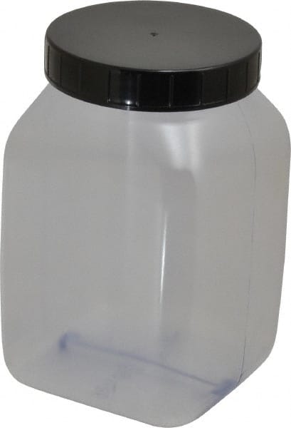 Dynalon Labware - 1,000 mL Wide-Mouth Bottle - PVC, Clear, 5.71" High x 2.76" Diam, 2.76" Cap - Exact Tooling