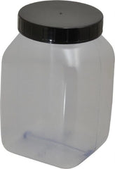 Dynalon Labware - 1,000 mL Wide-Mouth Bottle - PVC, Clear, 5.71" High x 2.76" Diam, 2.76" Cap - Exact Tooling