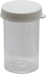 Dynalon Labware - 7 Drams Vial - Polystyrene, Clear, 2" High x 1" Diam, 3/4" Cap - Exact Tooling