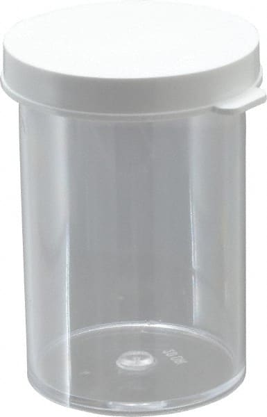 Dynalon Labware - 20 Drams Vial - Polystyrene, Clear, 2-1/2" High x 1-1/2" Diam, 3/4" Cap - Exact Tooling