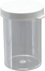 Dynalon Labware - 20 Drams Vial - Polystyrene, Clear, 2-1/2" High x 1-1/2" Diam, 3/4" Cap - Exact Tooling