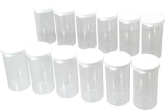 Dynalon Labware - 40 Drams Vial - Polystyrene, Clear, 4" High x 1-3/4" Diam, 3/4" Cap - Exact Tooling