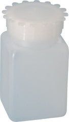 Dynalon Labware - 100 mL Wide-Mouth Bottle - Polyethylene, Translucent, 3.74" High x 1.65" Diam, 3/4" Cap - Exact Tooling