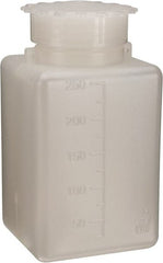 Dynalon Labware - 250 mL Wide-Mouth Bottle - Polyethylene, Translucent, 4.52" High x 2.17" Diam, 3/4" Cap - Exact Tooling