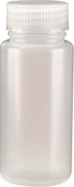 Dynalon Labware - 250 mL Wide-Mouth Bottle - Polyethylene, Translucent, 5.71" High x 2.36" Diam, 3/4" Cap - Exact Tooling