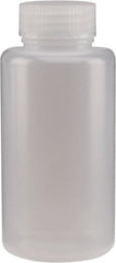 Dynalon Labware - 500 mL Wide-Mouth Bottle - Polyethylene, Translucent, 6-1/2" High x 2.95" Diam, 3/4" Cap - Exact Tooling