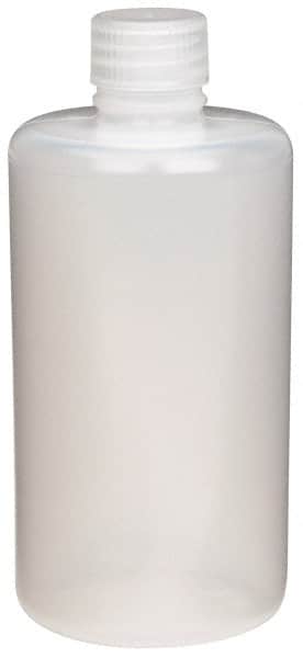 Dynalon Labware - 500 mL Narrow-Mouth Bottle - Polyethylene, Translucent, 6-1/2" High x 6-1/2" Diam, 3/4" Cap - Exact Tooling