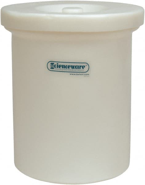 Bel-Art - 10 Gal Jar - Polyethylene, Translucent, 18" High, 3/4" Cap - Exact Tooling