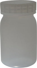 Bel-Art - 16 oz Wide-Mouth Bottle - Polypropylene, Translucent, 5.3" High x 3.2" Diam, 3/4" Cap - Exact Tooling