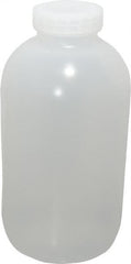 Bel-Art - 1 Gal Wide-Mouth Bottle - Polypropylene, Translucent, 11.3" High x 5.9" Diam, 3/4" Cap - Exact Tooling