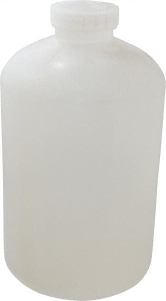 Bel-Art - 2 Gal Wide-Mouth Bottle - Polypropylene, Translucent, 13.1" High x 7.4" Diam, 3/4" Cap - Exact Tooling