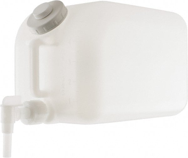 Bel-Art - 5 Gal Carboy - Polyethylene, White, 15" Diam, 3/4" Cap - Exact Tooling