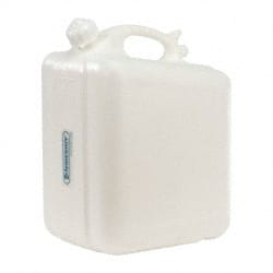 Bel-Art - 5 Gal Carboy - Polyethylene, White, 9.4" High x 11.9" Diam, 1" Cap - Exact Tooling
