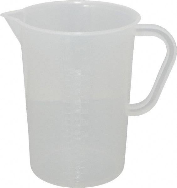 Bel-Art - 1,000 ml Polypropylene Graduated Pitcher - 50 ml Graduation, x 6-1/2" High - Exact Tooling