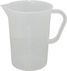 Bel-Art - 1,000 ml Polypropylene Graduated Pitcher - 50 ml Graduation, x 6-1/2" High - Exact Tooling