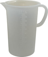 Bel-Art - 2,000 ml Polypropylene Graduated Pitcher - 100 ml Graduation, x 8-1/2" High - Exact Tooling