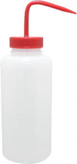 Bel-Art - 32 oz Wide-Mouth Bottle - Polyethylene, Translucent, 53mm Cap - Exact Tooling