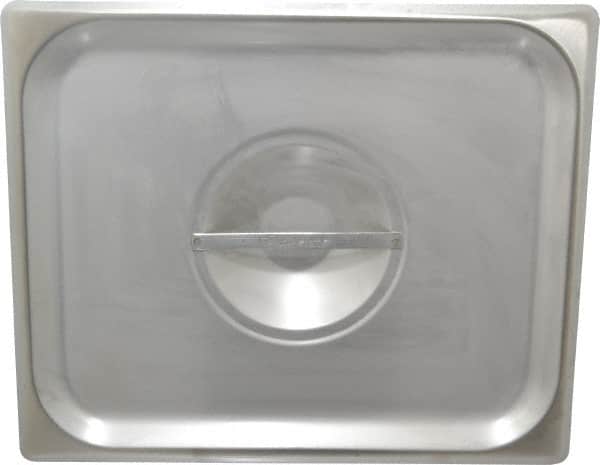 VOLLRATH - 12.8" Long x 10.4" Wide, Rectangular Stainless Steel Lid - Use with Food Pan - Exact Tooling