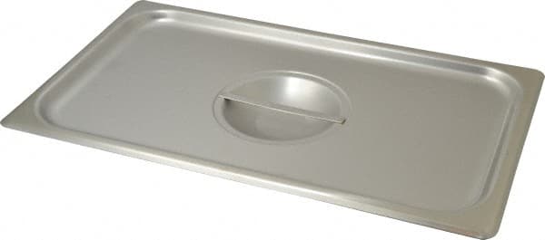 VOLLRATH - 16-1/2" Long x 10" Wide, Rectangular Stainless Steel Lid - Use with Food Pan - Exact Tooling