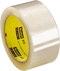 3M - 48mm Wide x 0.06mm Thick x 1,500m Long, 373 Box Sealing & Label Protection Tape - Clear, Use for General Industrial - Exact Tooling
