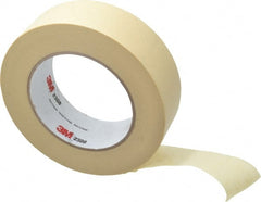 3M - 1-1/2" Wide x 60 Yd Long Tan Paper Masking Tape - Series 2308, 5.3 mil Thick, 22 In/Lb Tensile Strength - Exact Tooling