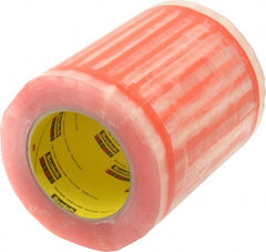 3M - 500 Piece, 8" Long x 6" Wide, Tape Roll - Document Enclosed, Clear with Orange Border - Exact Tooling
