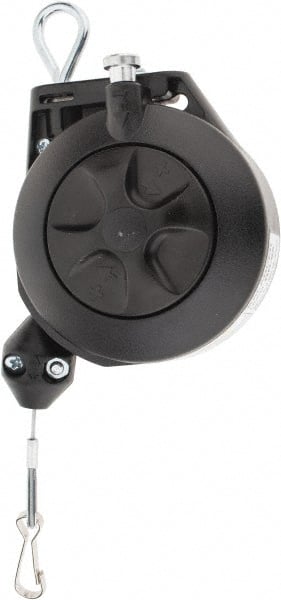 Qualtech - 5 Lb Load Capacity, Tool Balancer - Steel Cable, ABS Housing, Tension Adjustment - Exact Tooling