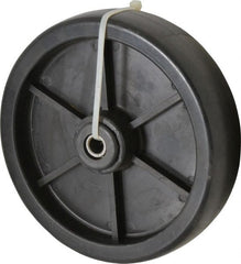 Fairbanks - 8 Inch Diameter x 2 Inch Wide, Polyolefin Caster Wheel - 800 Lb. Capacity, 2-3/16 Inch Hub Length, 3/4 Inch Axle Diameter, Roller Bearing - Exact Tooling