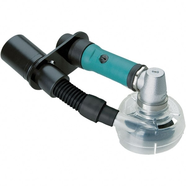 Dynabrade - 3" Max Disc, 15,000 RPM, Pneumatic Handheld Disc Sander - 21 CFM, 1/4 NPT Inlet, 0.4 hp, 90 psi - Exact Tooling