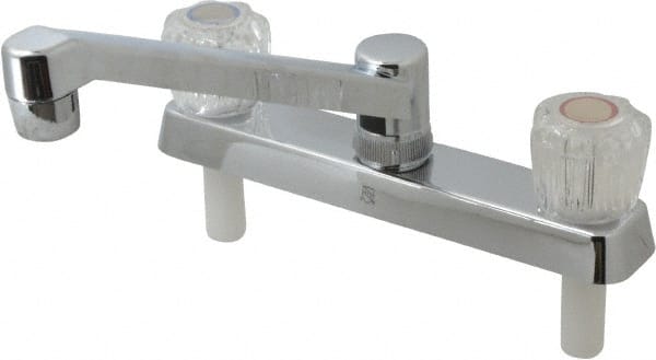 B&K Mueller - Deck Plate Mount, Kitchen Faucet without Spray - Two Handle, Knob Handle, Standard Spout - Exact Tooling